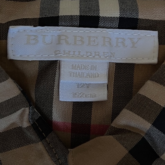 Burberry Children's Button Up - Picture 2 of 2